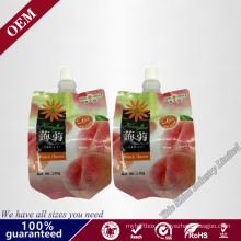 Juice Suction Nozzle Bag/Stand up Pouch with Spout for Liquid Packaging